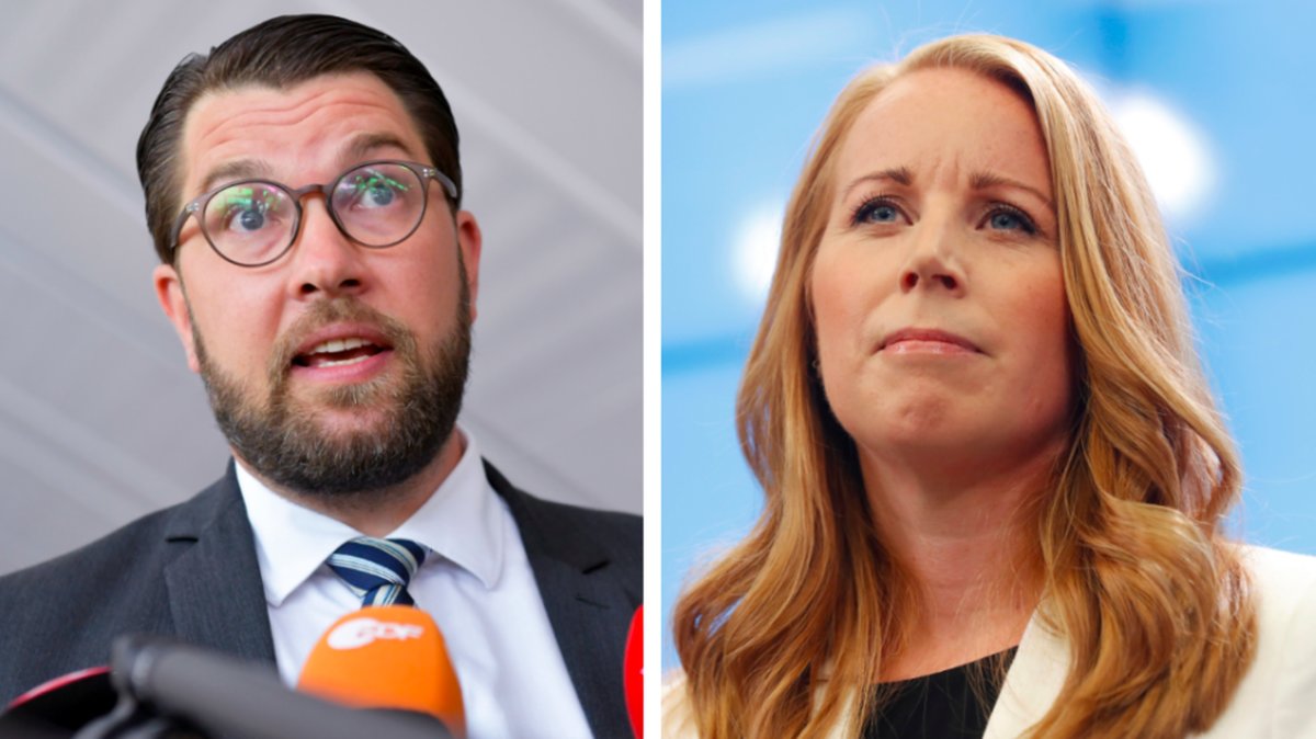 Jimmie Åkesson är kritisk till Annie Lööfs besked om att släppa fram Stefan Löfven som statsminister. 